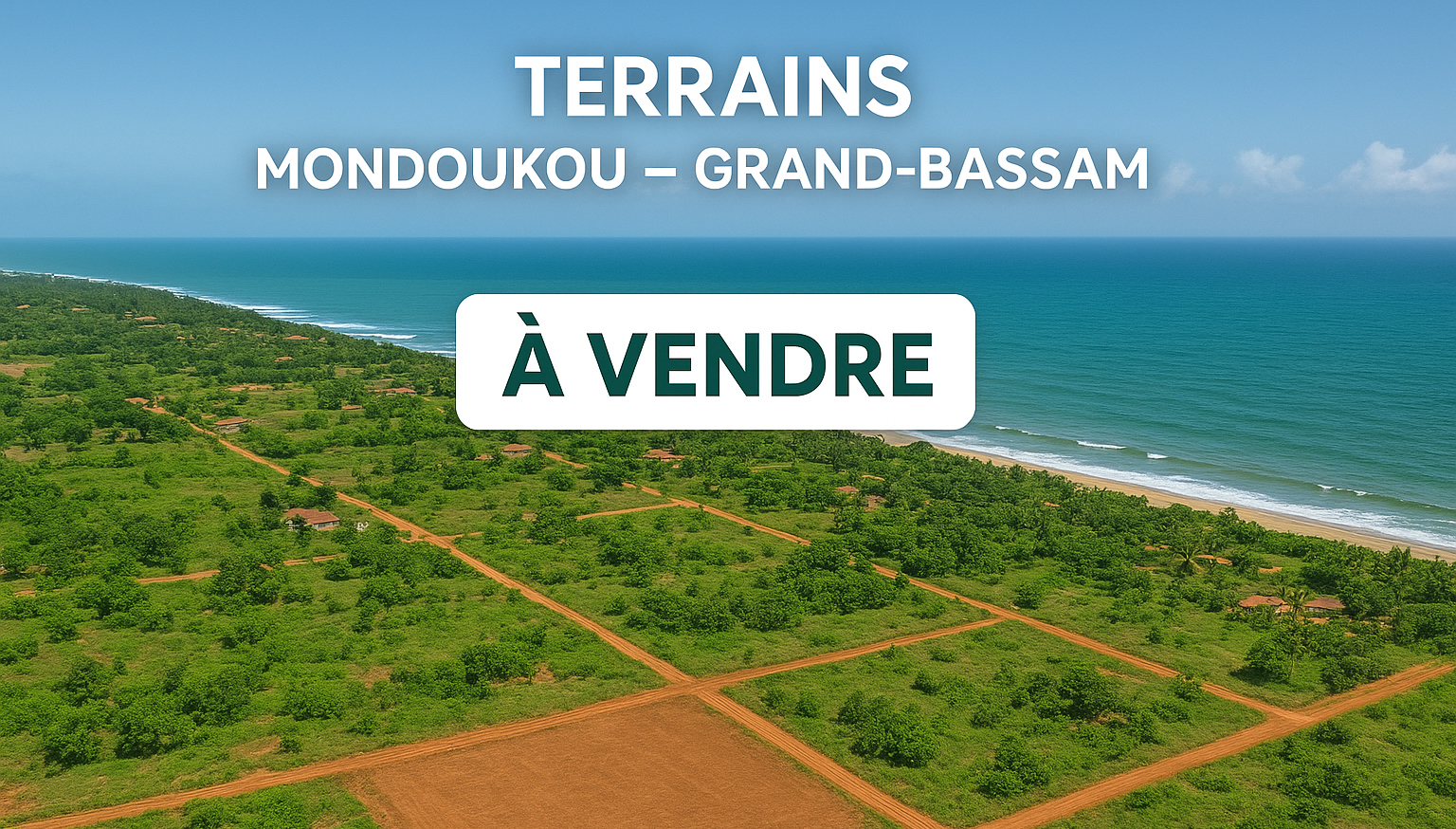 Terrains résidentiels à Mondoukou – Grand-Bassam