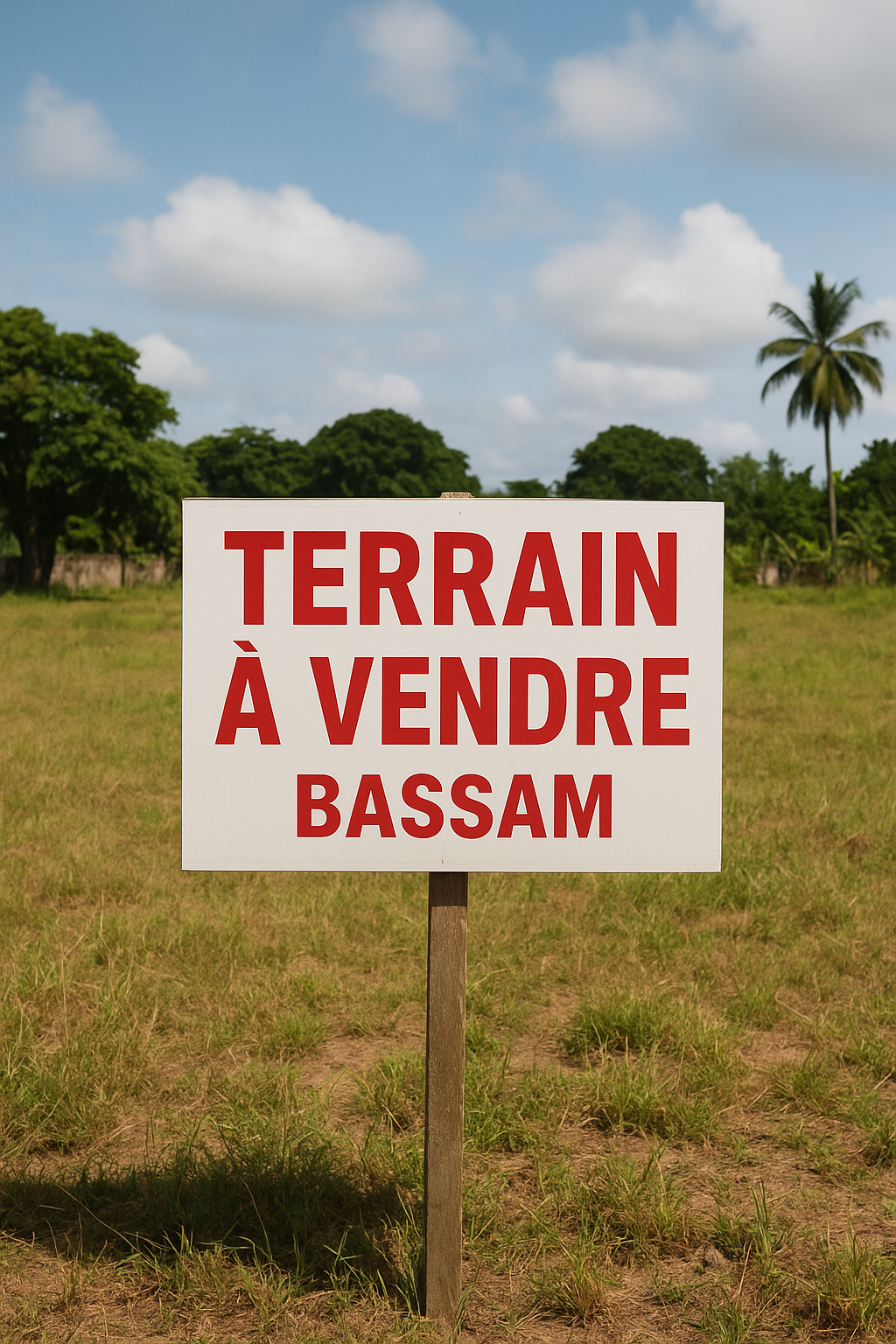 Terrain à vendre bassam